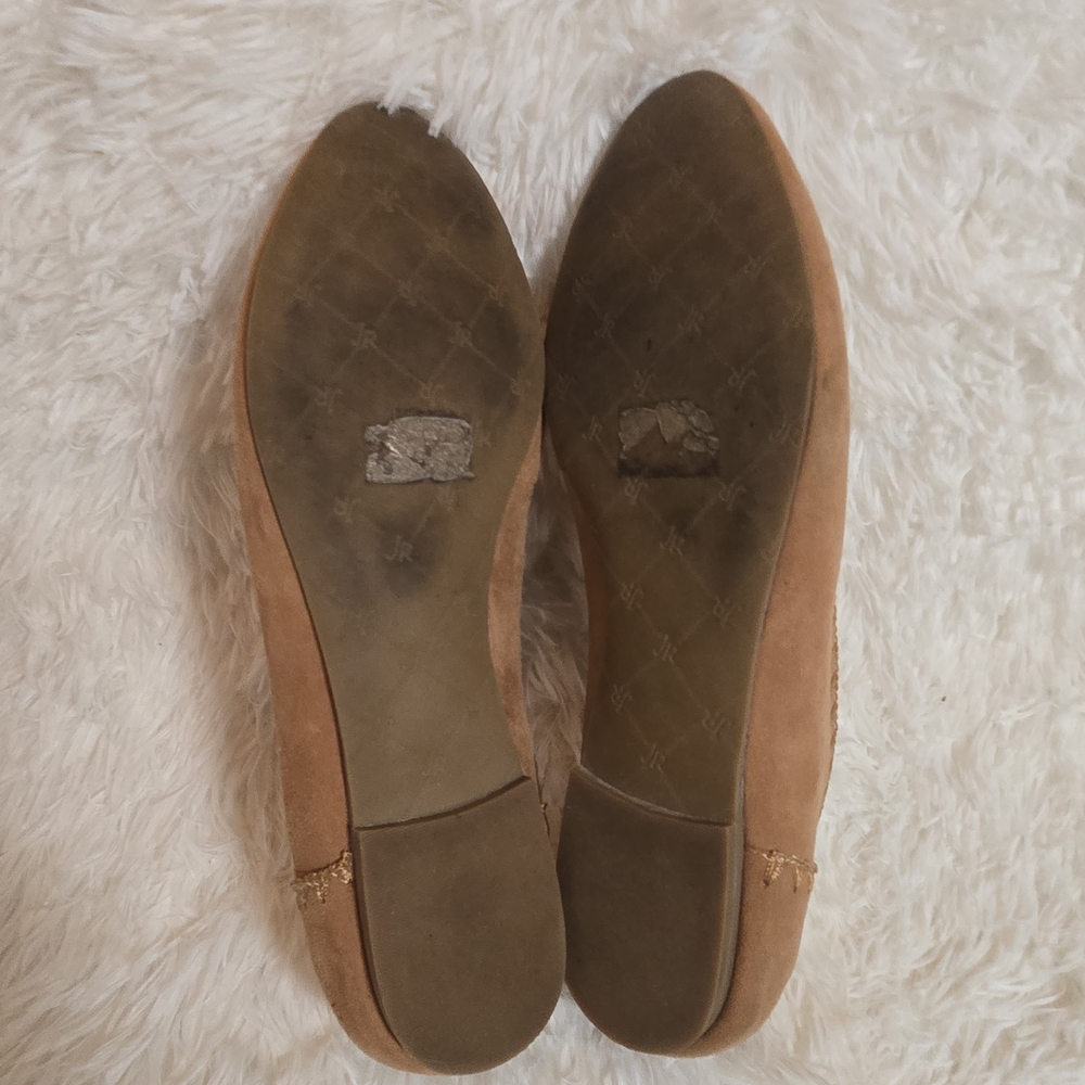 Jack Rogers tan suede women's flats - Picture 5 of 5